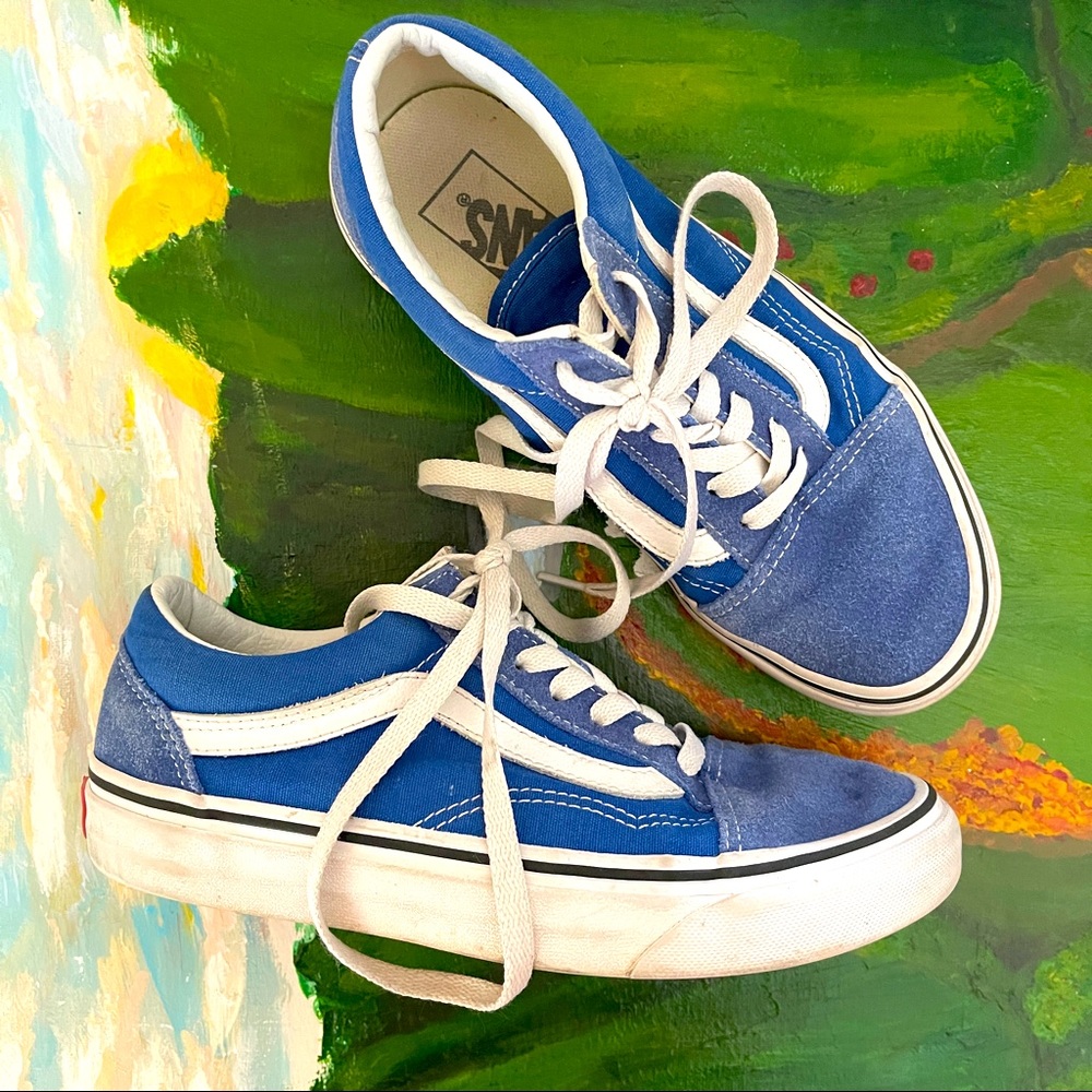 VANS BLUE CLASSICS SZ 4.5 - Picture 2 of 4